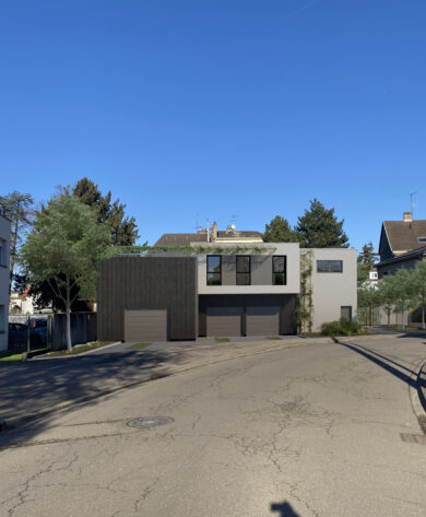 Construction d&rsquo;un garage et d&rsquo;un logement à THIONVILLE (57)